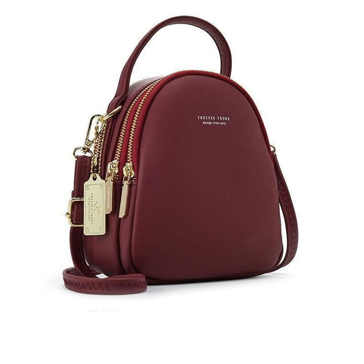 Chic Mini Backpack - Women's PU Leather Fashion Shoulder Bag