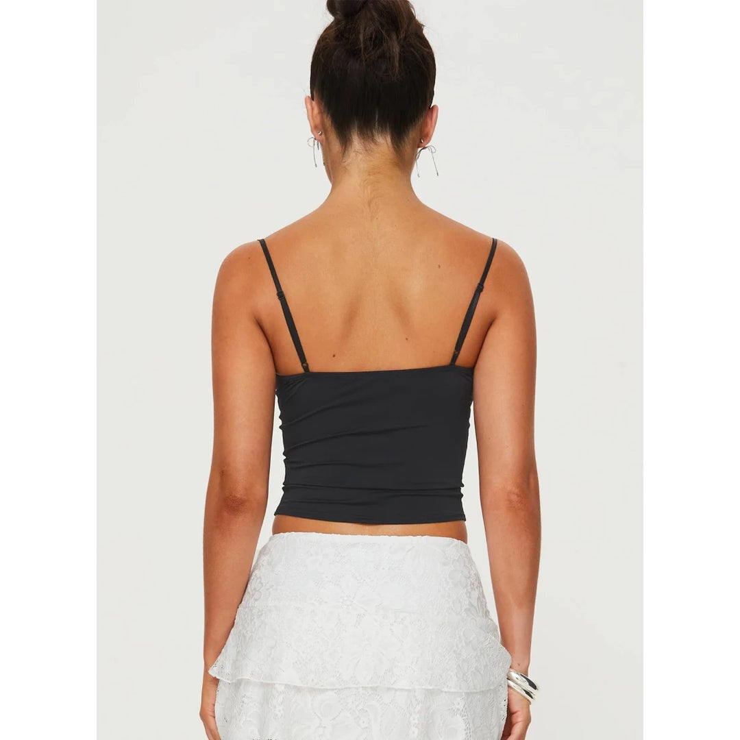 Summer Backless Crop Top