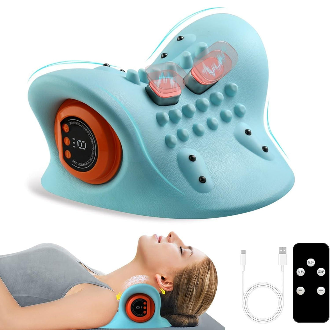 Electric Neck Stretcher with EMS Pulse & Heat