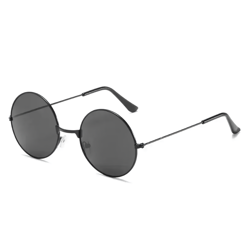 Stylish Retro Round Metal Sunglasses