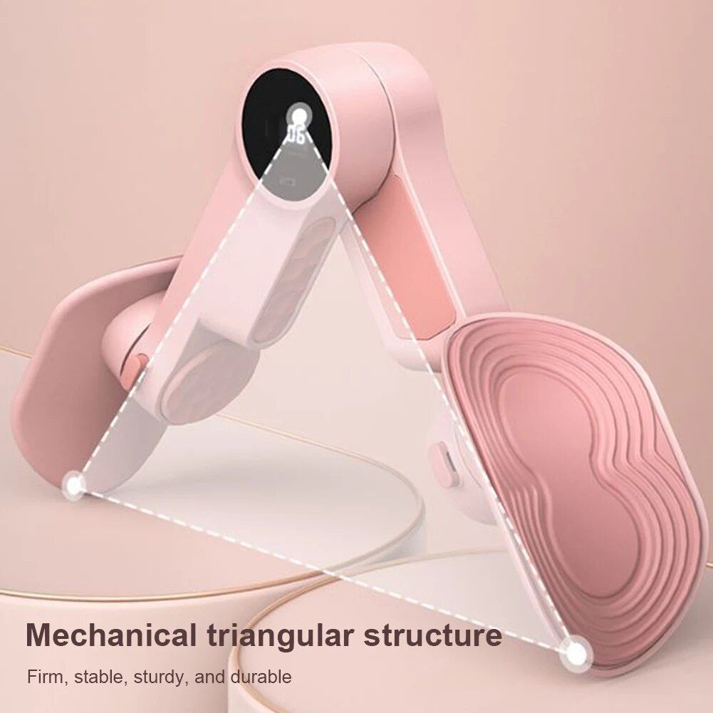 360° Adjustable Pelvic Muscle Trainer with Non-Slip Design and Smart Counter