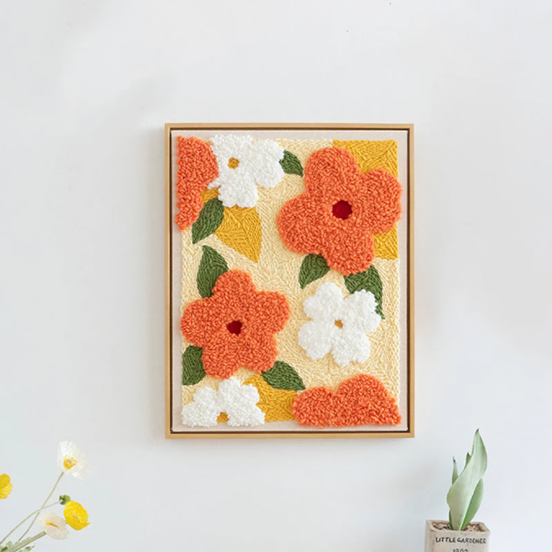 Floral Punch Needle Embroidery Starter Kit