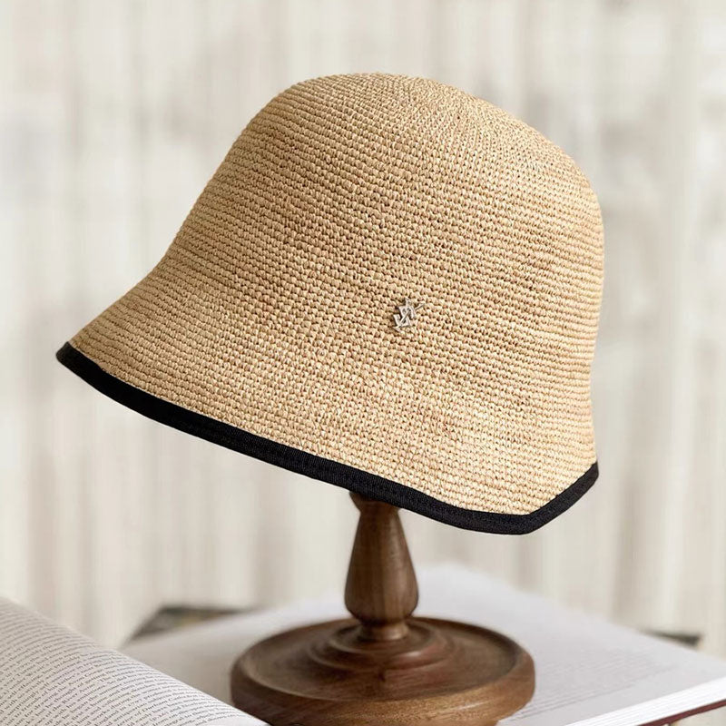 Summer Beach Straw Bucket Hat