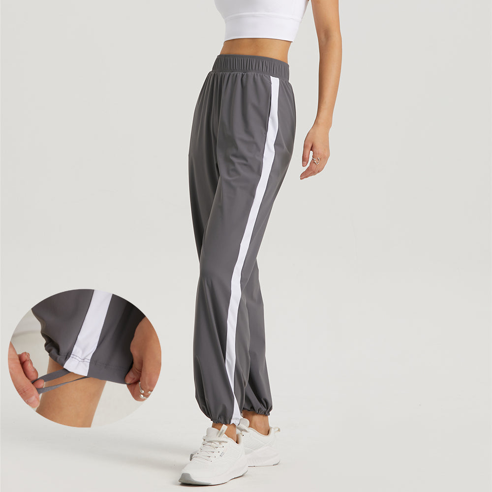 Versatile Sports Joggers with Striped Design