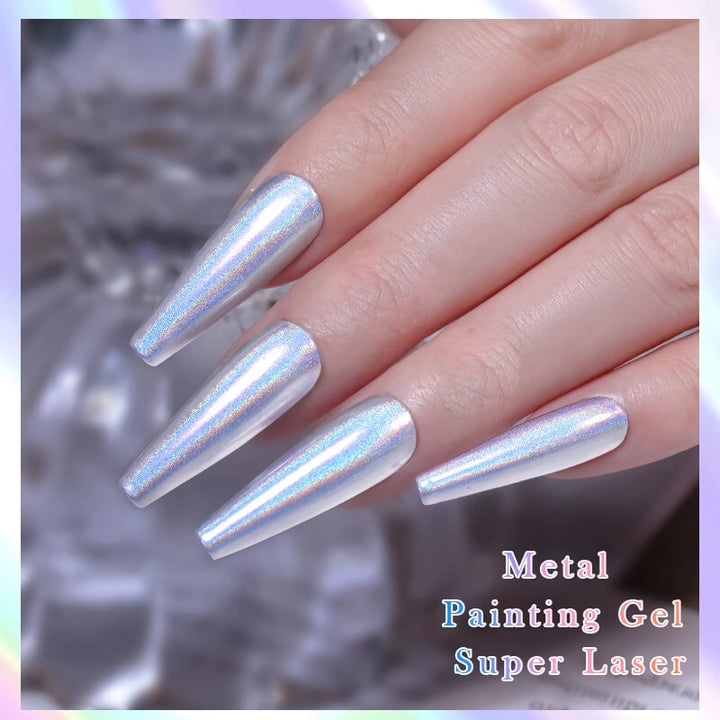 Super Holographic Metallic Painting Nail Gel