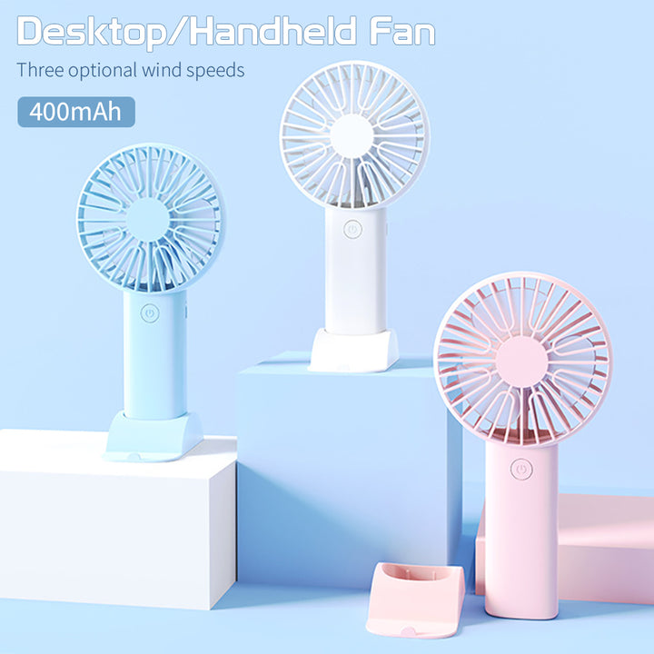 Mini Portable Handheld USB Rechargeable Fan