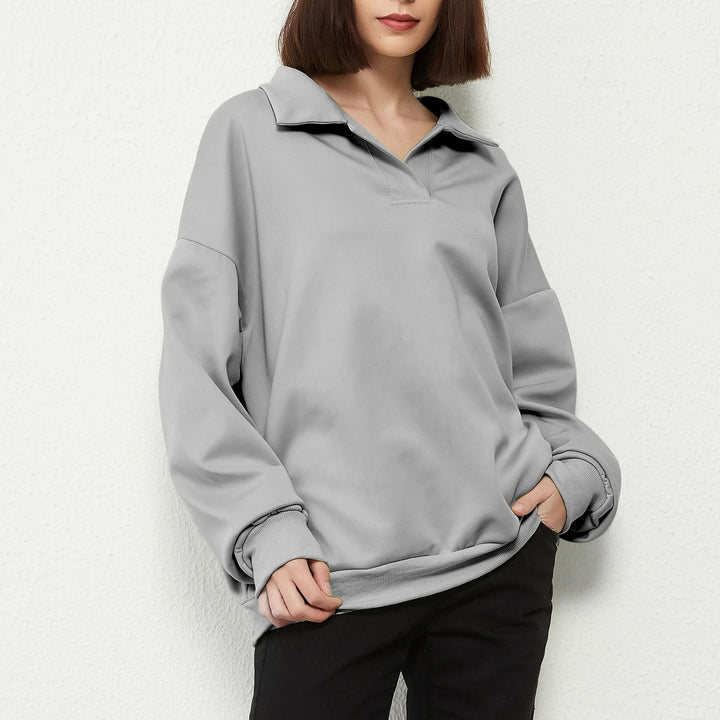 Oversize Solid Pullover