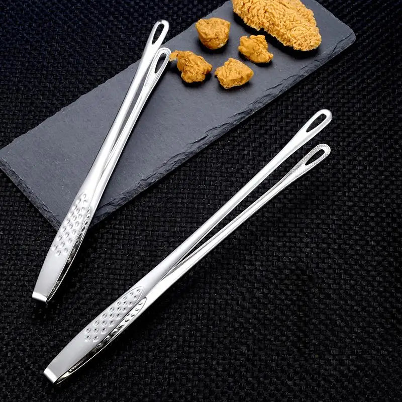 Long Handle Stainless Steel Food Tongs