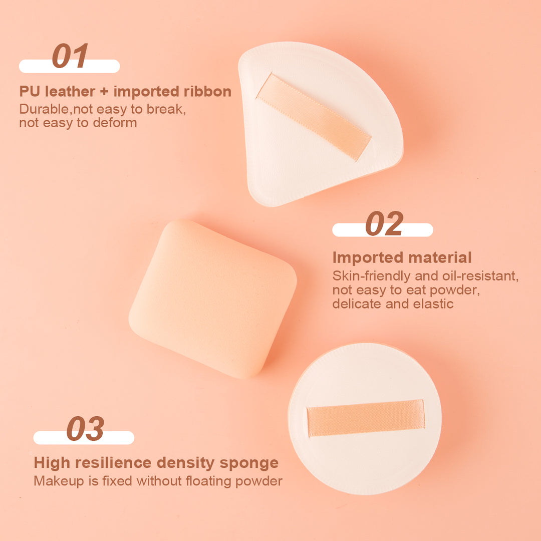 3-Shapes Makeup Sponge Set