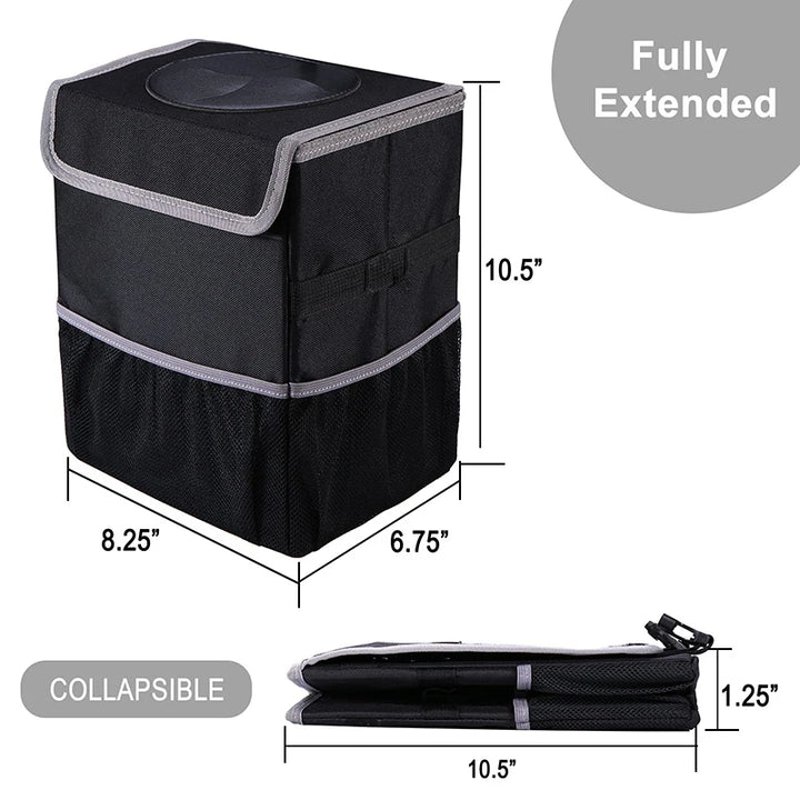 Foldable Waterproof Car Trash Can & Interior Organizer