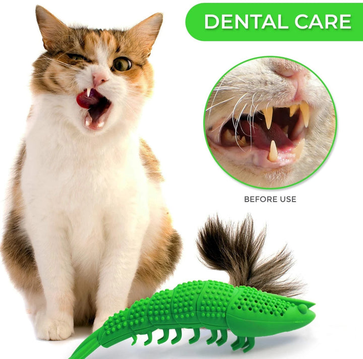 Interactive Cat Toothbrush Toy