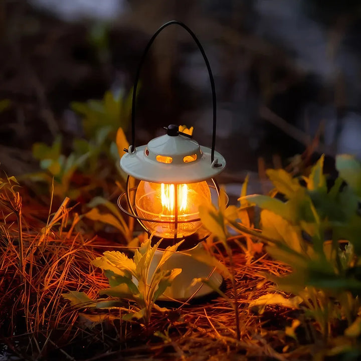 Rechargeable LED Retro Camping Lantern