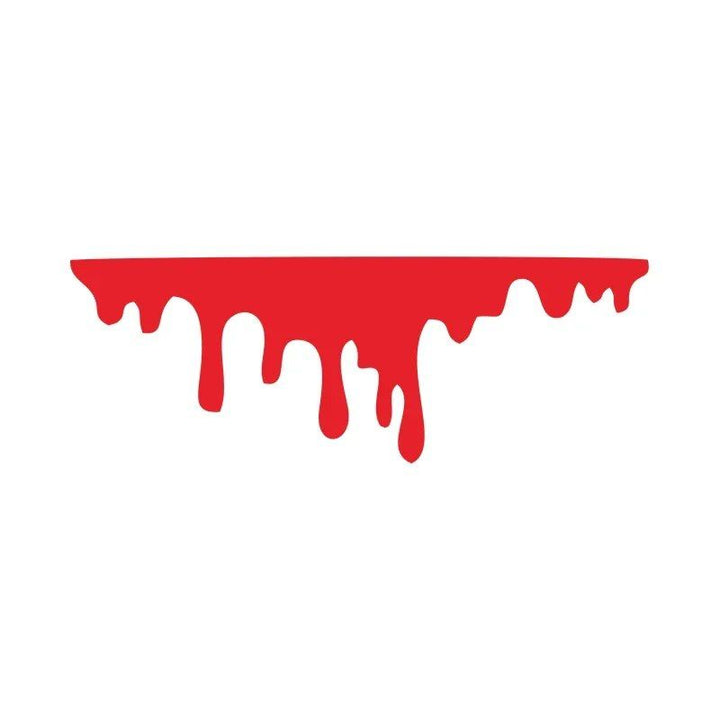 Dynamic Red Blood Bleeding Effect Car Decal