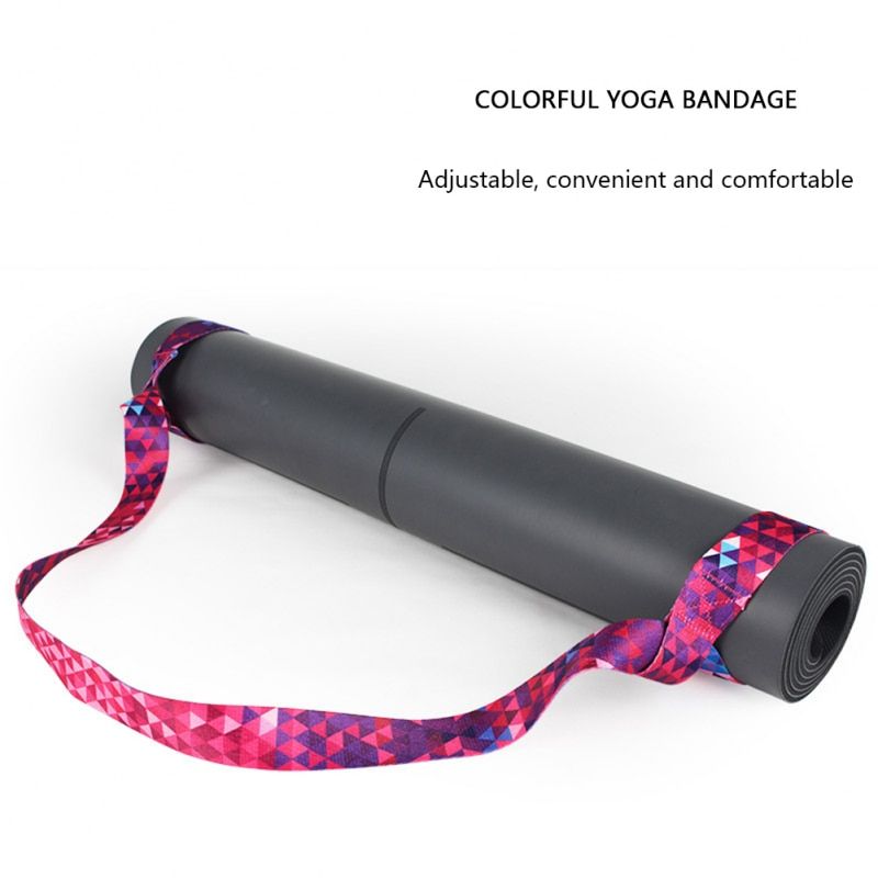 Adjustable Yoga Mat Sling Strap with Stretch Capability