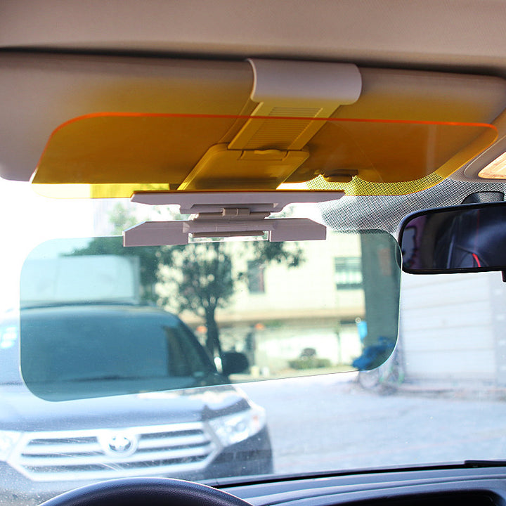 Enhanced Visibility Car Sun Visor Clip-on Glasses