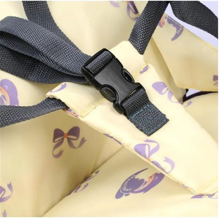 Portable Foldable Baby Dining Booster Seat & Mummy Organizer Bag