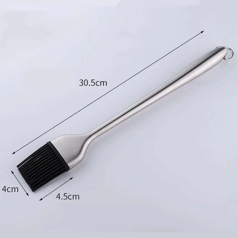 Stylish Simple Design Stainless Steel Silicone Oil Brush