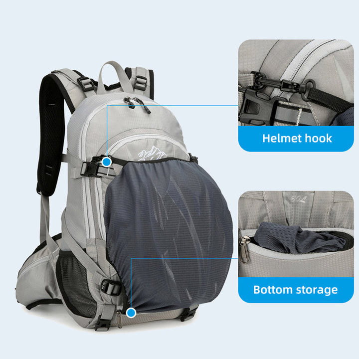 Water Resistant Outdoor Camping Backpack with Reflective Stripe