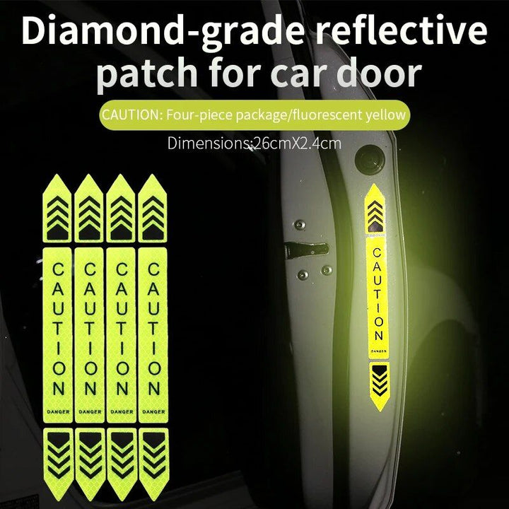 High-Visibility Vehicle Door Safety Reflective Stickers