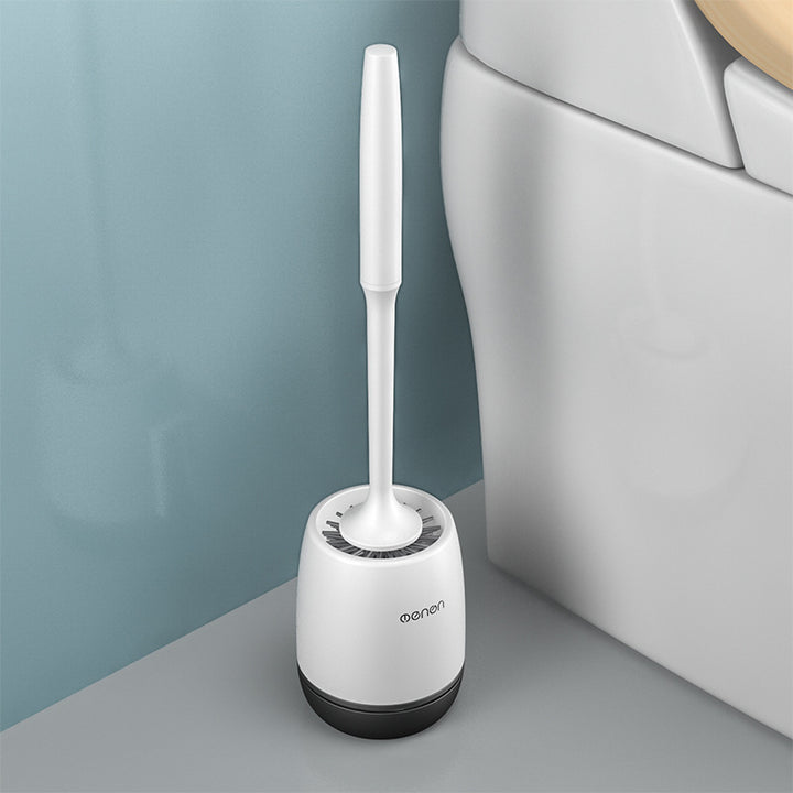 Eco-Friendly Wall-Mounted Silicone Toilet Brush