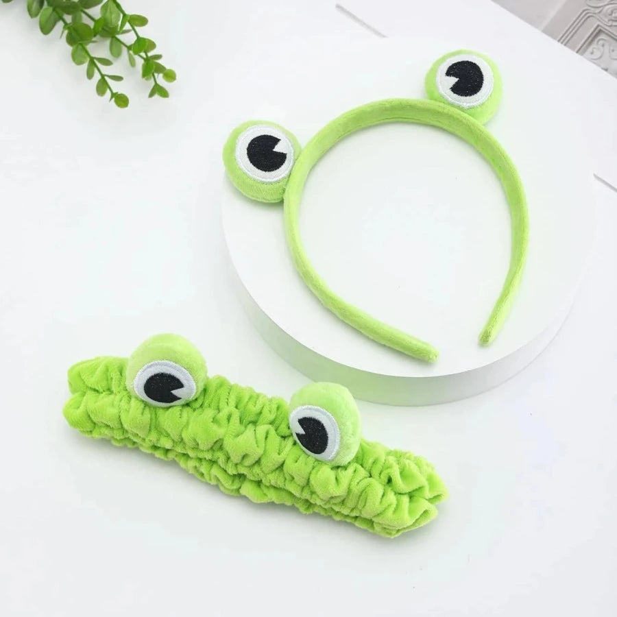 Funny Frog Elastic Headband | Cute Wide-brimmed Hairband for Women and Girls