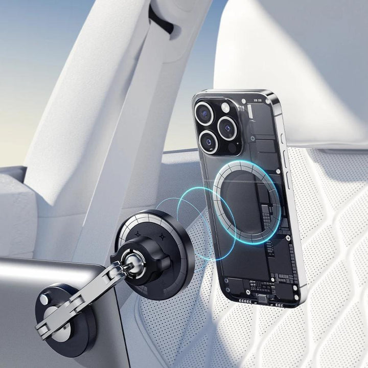 Magnetic Wireless Car Phone Holder with 15W Fast Charging for iPhone