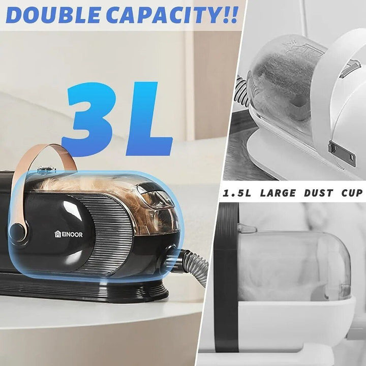 3L Dog Hair Vacuum with 7 Tools & Low Noise Design