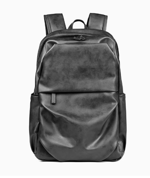 Simple Gray Men's Backpack Computer Travel