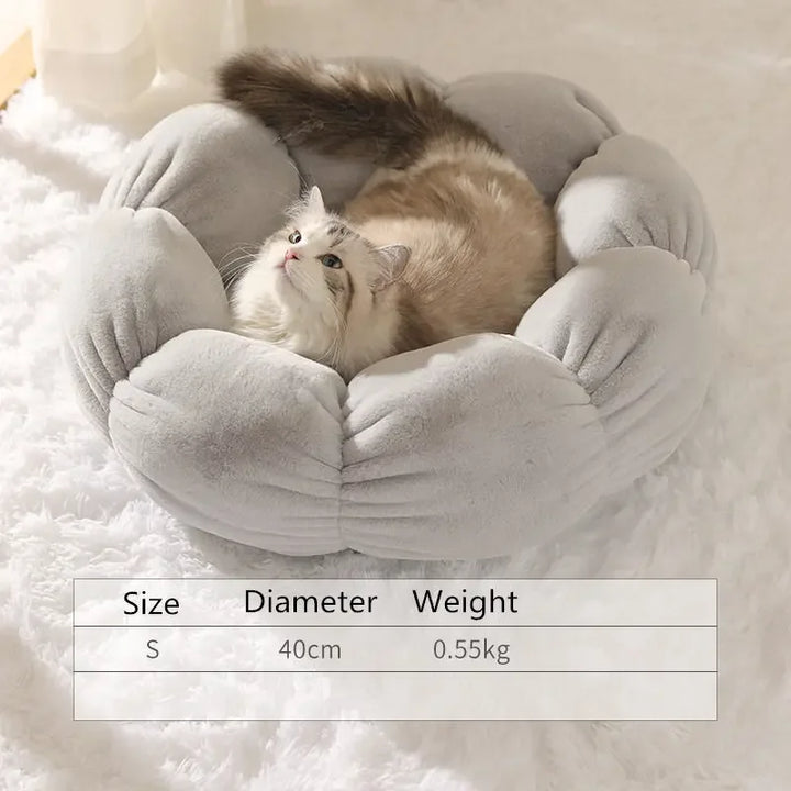 Cute Round Flower Pet Bed