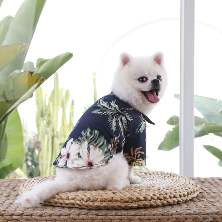 Hawaiian Style Dog Shirt