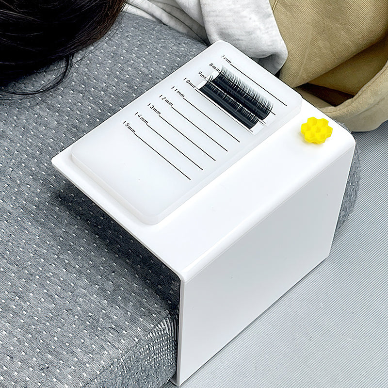 Portable Eyelash Extension Pillow and Glue Holder Tray