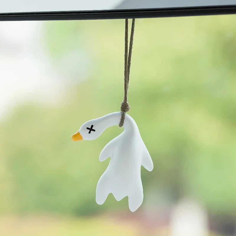 Funny Swinging Duck Car Ornament