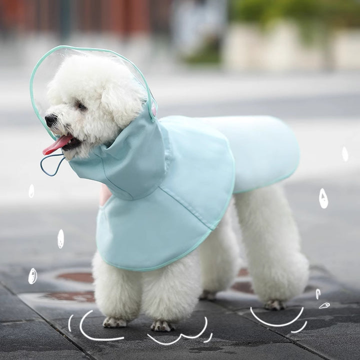 Dogs Rainy Day Cape Poncho