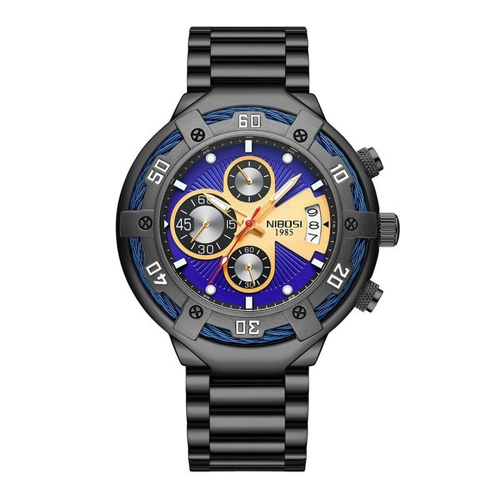 New Multi-functional Men's Watch Fashion Business Quartz Watch