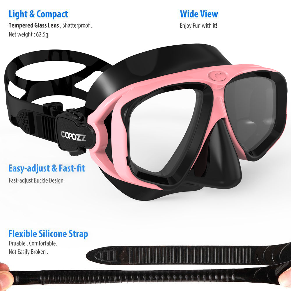 Scuba Diving Anti Fog Mask Set