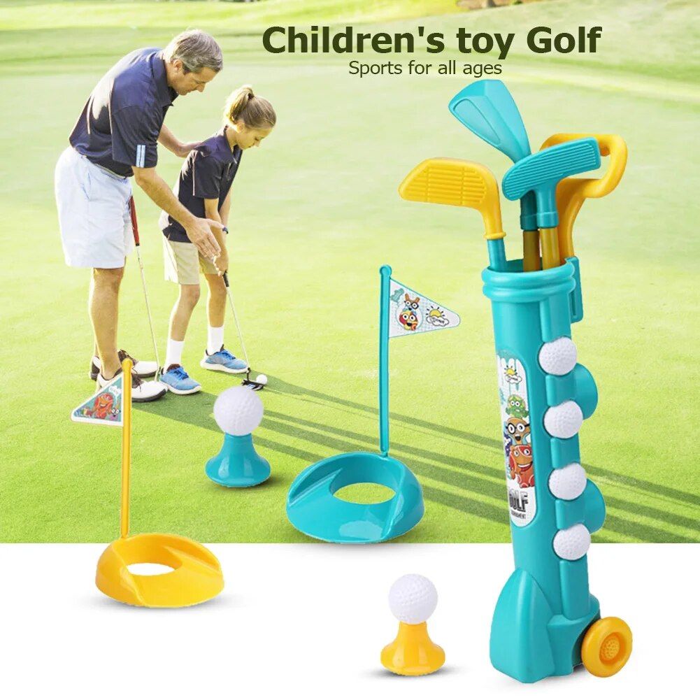 Kid-Friendly Golf Club Set: Outdoor Fun and Fitness Toy for Children