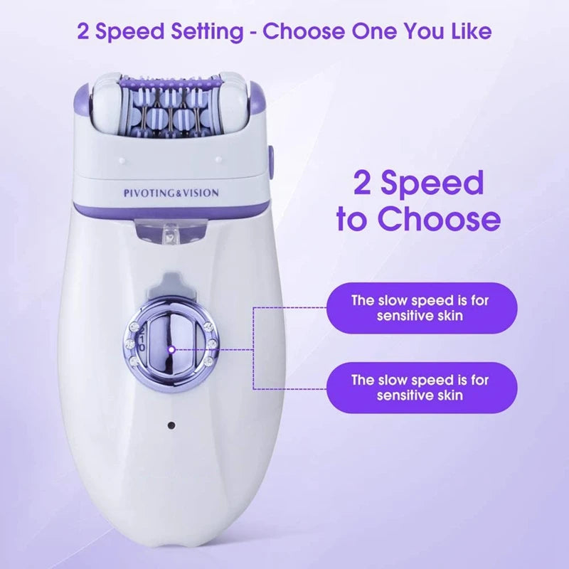 3-in-1 Electric Epilator and Shaver for Women