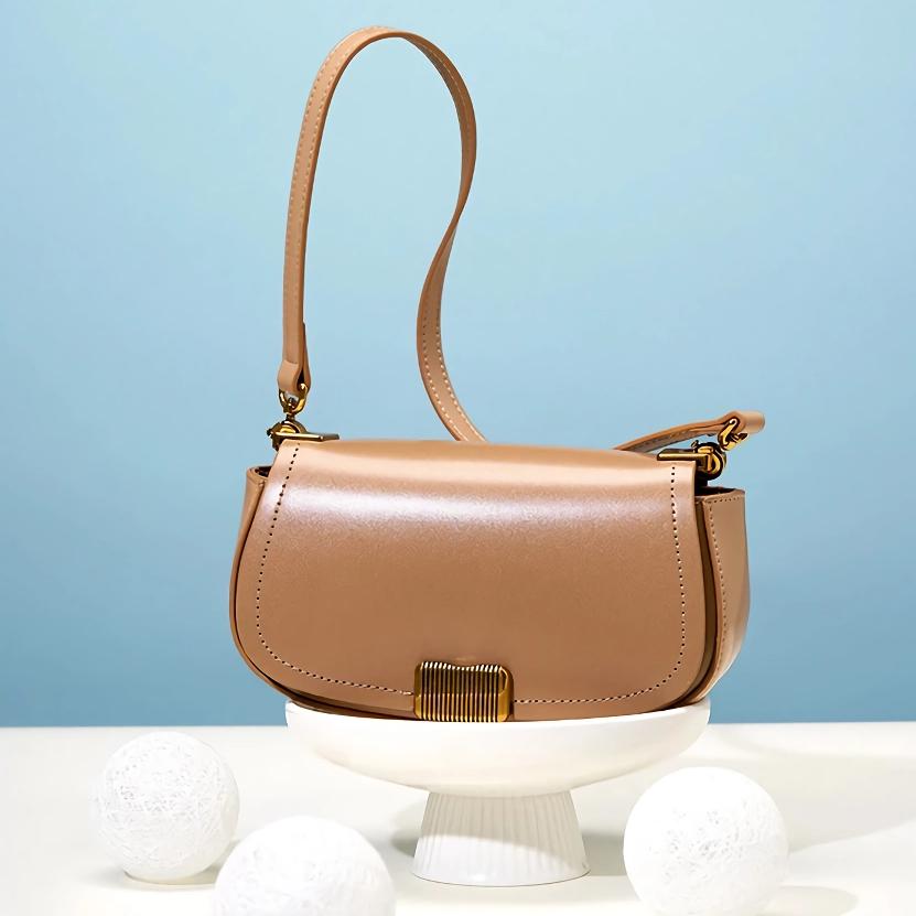 Retro Genuine Leather Crossbody Shoulder Bag