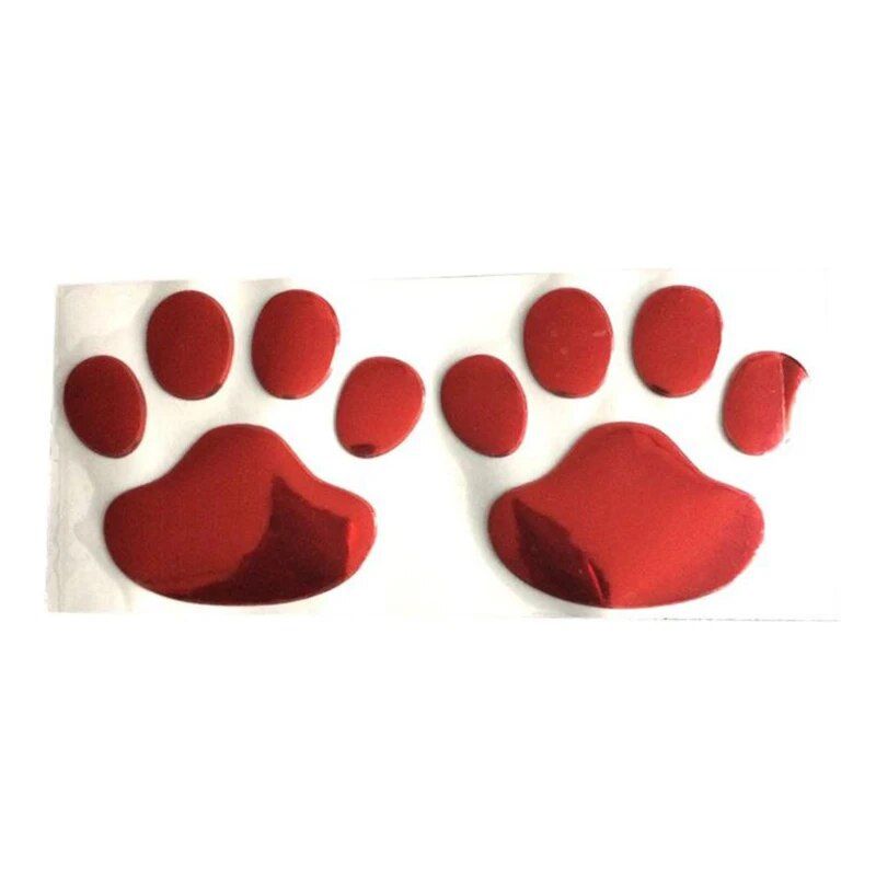 3D Paw Print Car Stickers - Adhesive Animal Footprint Decals