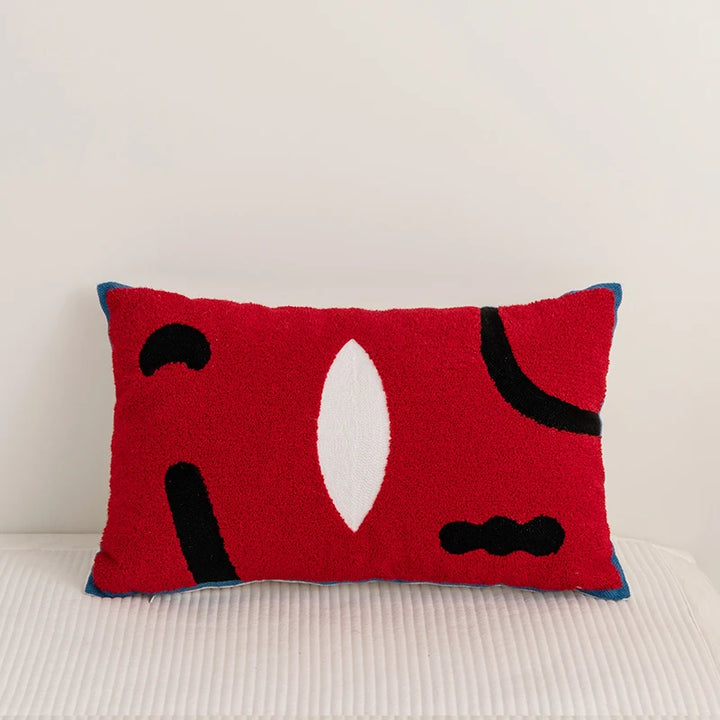 Cozy Abstract Embroidery Cushion Covers