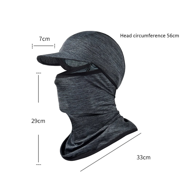 Ice Silk Sun Hood Hat