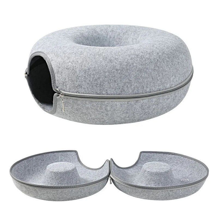 Donut Cat Bed for 2 Cats