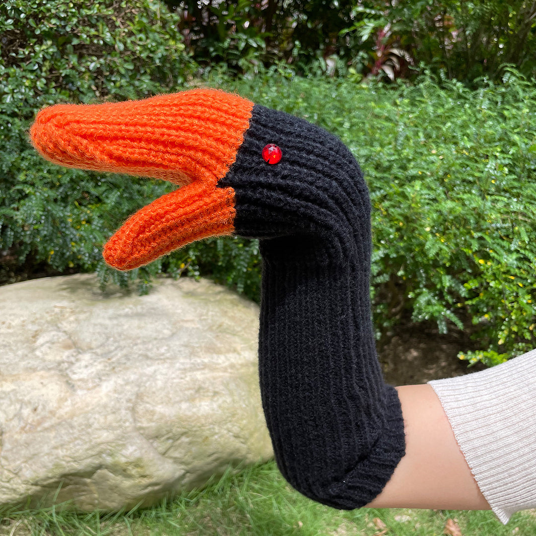 Unisex Knitted Wool Mittens Cold-proof