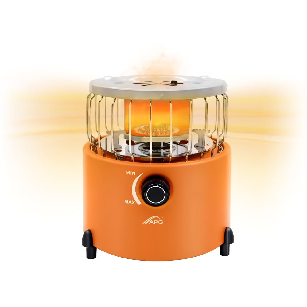 Portable 2-in-1 Camping Stove Gas Heater: Your Ultimate Outdoor Companion