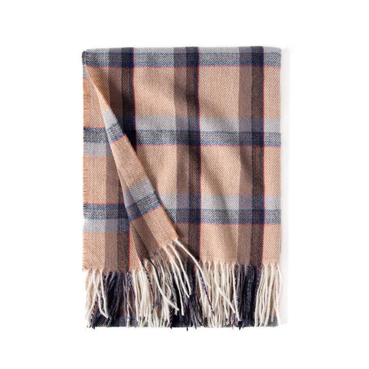 Winter Preppy Plaid Scarf