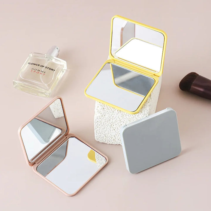 Portable Folding Double-Sided Makeup Mirror