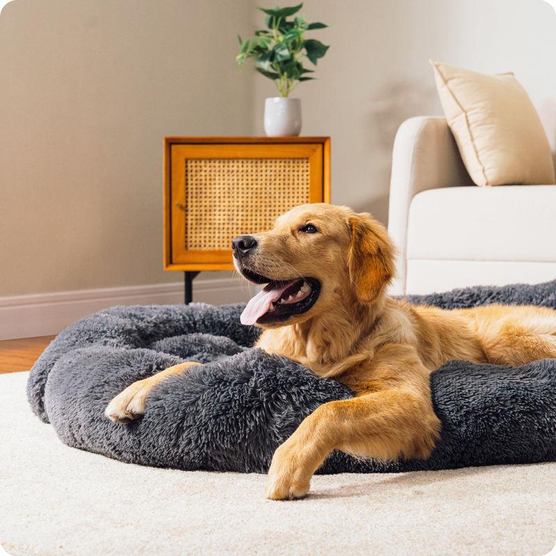 Cozy Fluffy Large Dog Bed