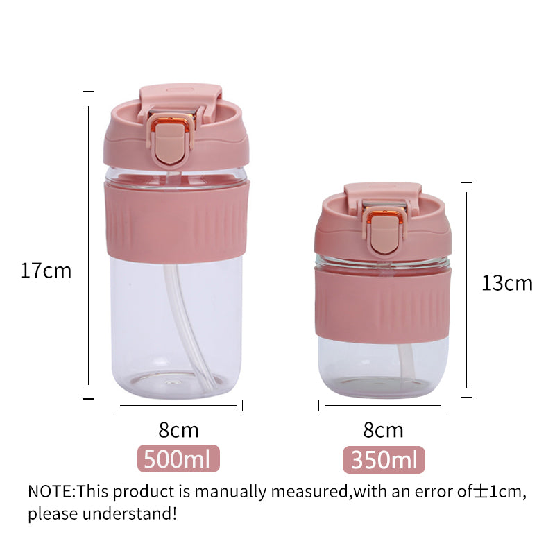 Portable Glass Water Bottle