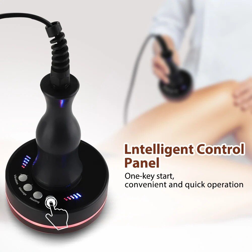 Vibrating Gua Sha Body Massager with Hot Compress & Microcurrent