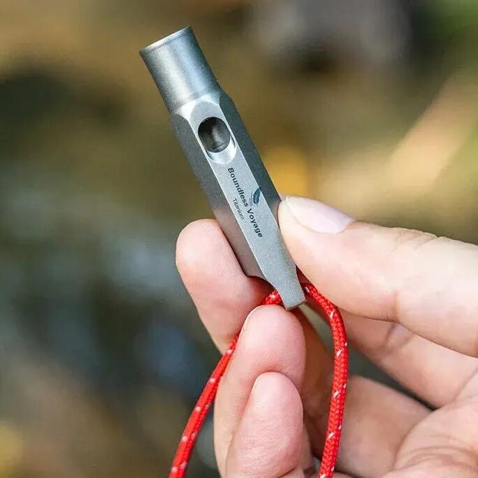 Titanium Emergency Survival Whistle